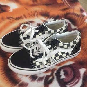 Vans checkerboard kids